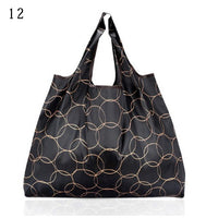 Lady Foldable Recycle Reusable Shopping Bags Portable Cartoon Floral  Printed Fruit Vegetable Tote Bag Eco Friendly Grocery Bags