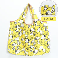 Foldable Shopping Bag Eco-friendly Folding Reusable Portable Shoulder Handbag Waterproof Polyester for Travel Grocery Bags